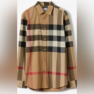 Burberry long sleeve button up shirt